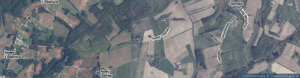 Zdjęcie satelitarne Nowy Ostrów ul.